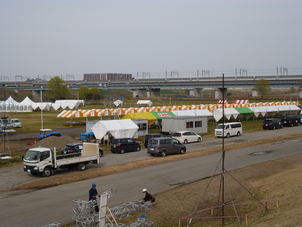 2015板橋Cityマラソン会場設営風景（その2）