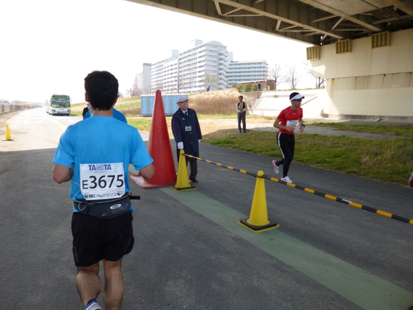 2015板橋Cityマラソン 折り返し地点