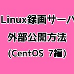 SoftEther VPNでLinux録画サーバを外部公開する方法（CentOS 7編）