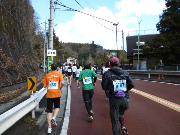 第50回 青梅マラソン 21km地点