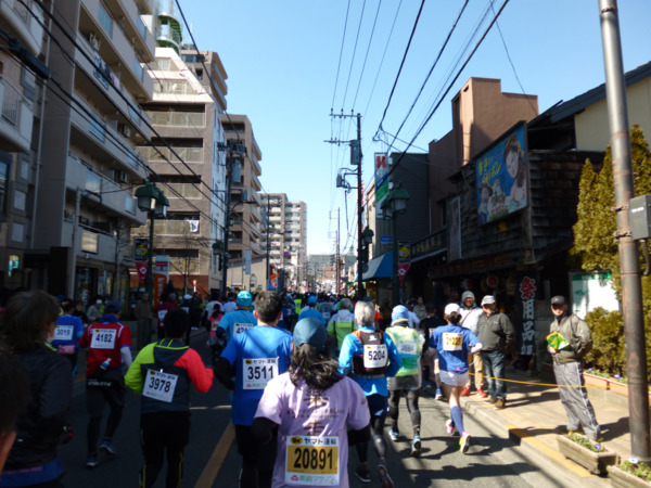 第51回青梅マラソン 2km付近