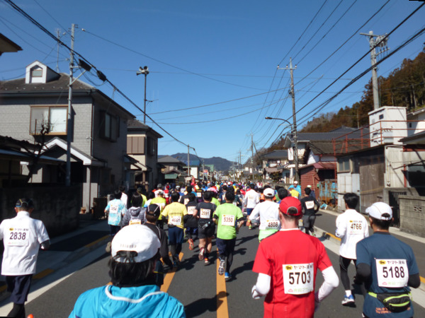 第51回青梅マラソン 5km付近