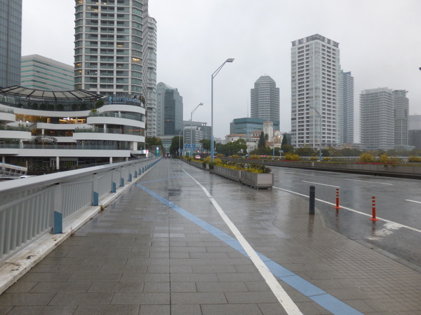 横浜マラソン2017 中止当時のスタート地点